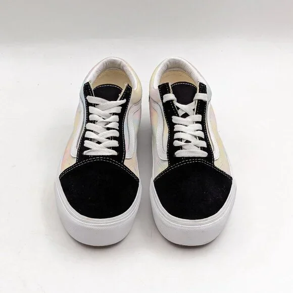 VANS Unisex Old Skool Pastel Clouds Stacked Black Sneakers size M7.5 W9 - Picture 2 of 11